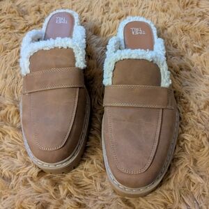 Time And Tru Sherpa Mules